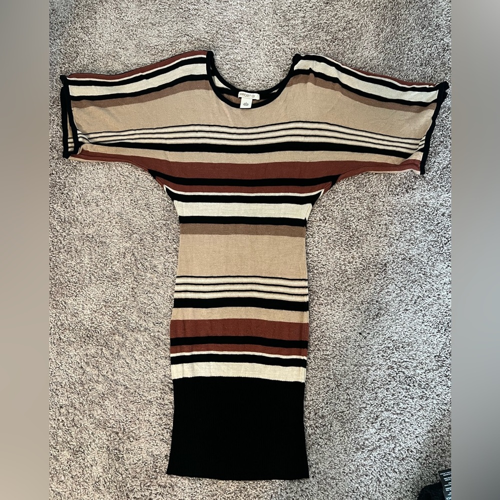 Vintage Arden B Sweater Dress with Zippered Shoulder Detail